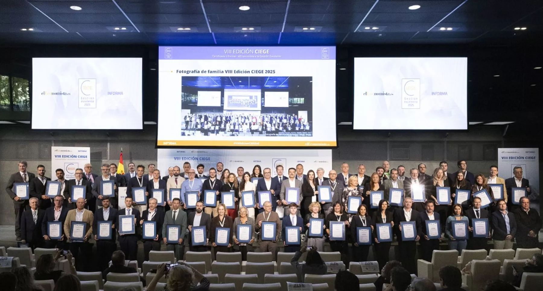 Certificación de Excelencia en la Gestión Empresarial CIEGE otorgada a Excom Global.